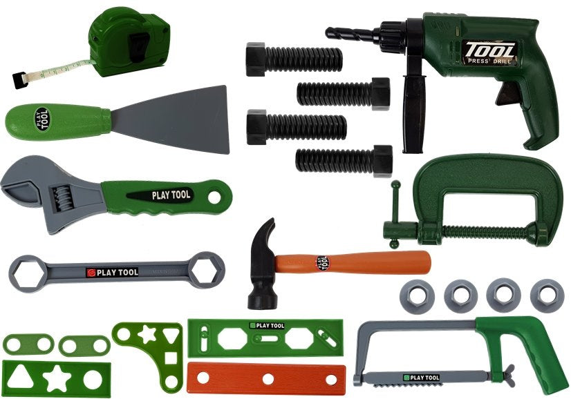 DIY tool set in case green (2)