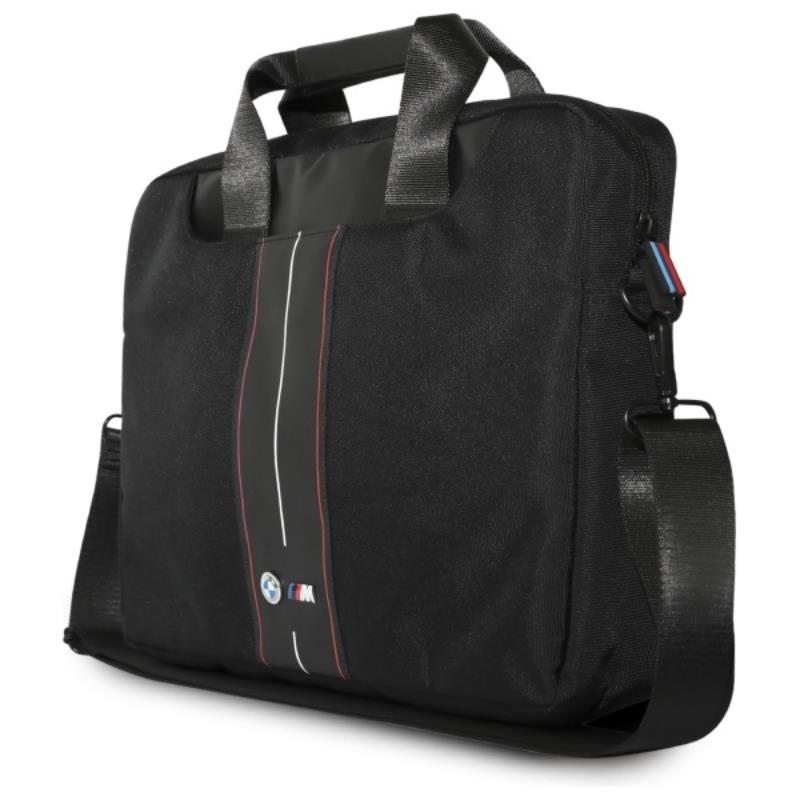 BMW Nylon Red Stripe - 16" Laptop Bag (Black) (2)