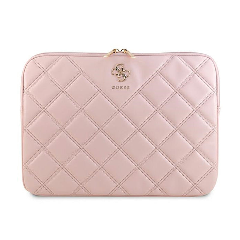 Guess Quilted 4G Sleeve – laptop sleeve 13" / 14" (pink)
