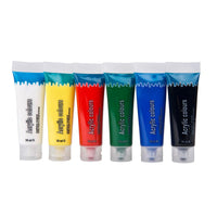 Artico - Acrylic paint set 75 ml 6 colors