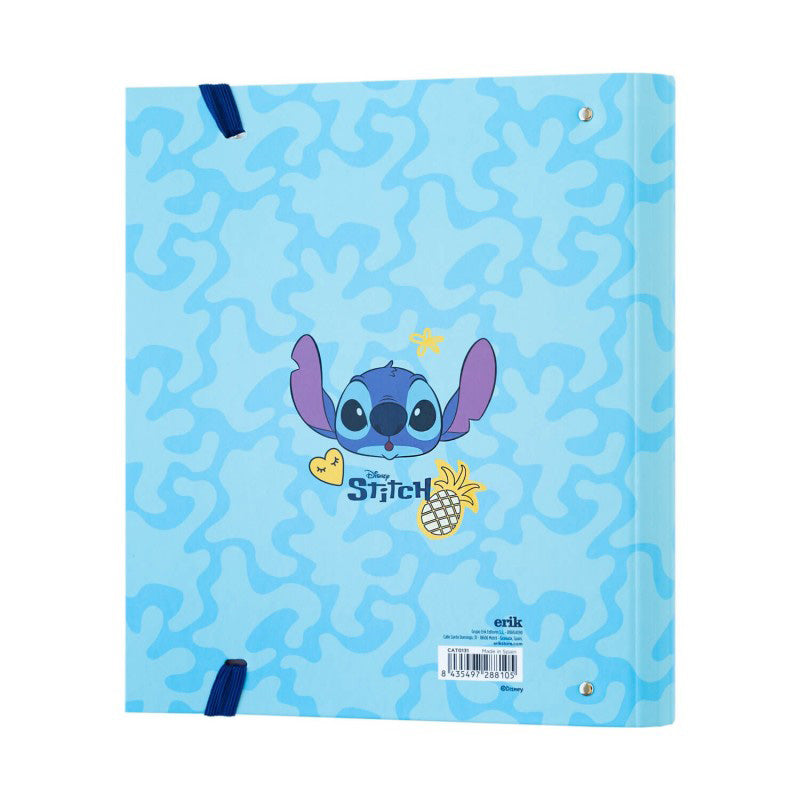 Disney Stitch - A4 Ring Binder from the Tropical collection (4 rings, elastic band) (2)