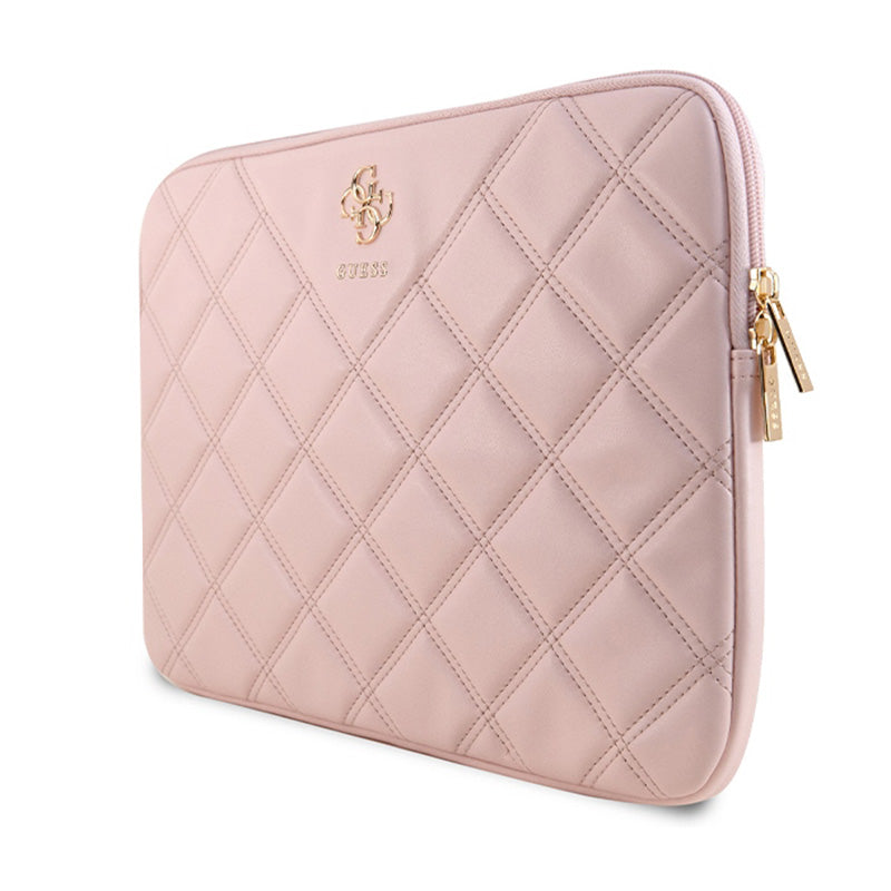 Guess Quilted 4G Sleeve – laptop sleeve 13" / 14" (pink) (2)
