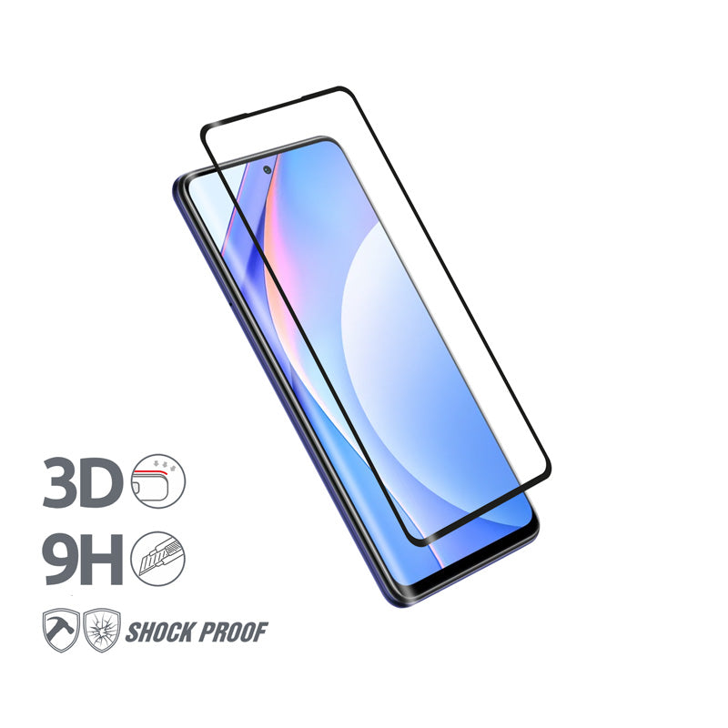 Crong 3D Armor Glass - 9H tempered glass with full adhesive for the entire Xiaomi Mi 10T Lite display