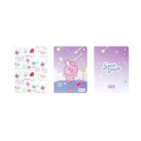 BT21 - A6 Notebook Set COOKY (3 pieces) (2)