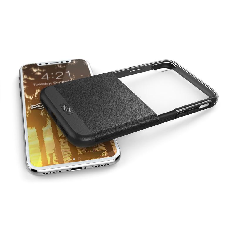 X-Doria Dash - case for iPhone X (black leather) (3)