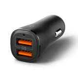 Spigen Essential EV302 – Car Charger 2x USB-A 30W (Black) (2)