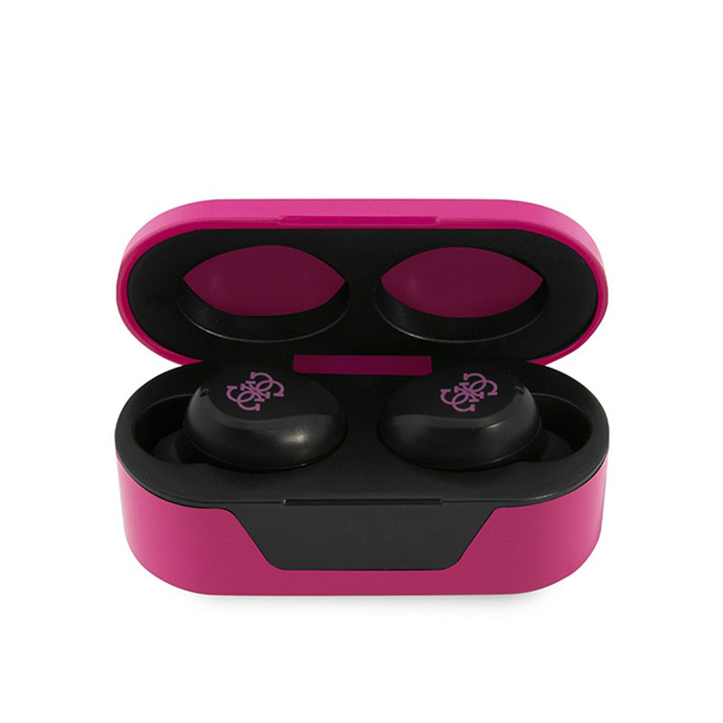 Guess True Wireless Earphones BT5.0 5H - TWS earphones + charging case (purple) (2)
