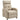 Recliner with reclining function, retractable footrest, pocket spring core, up to 150 kg, beige