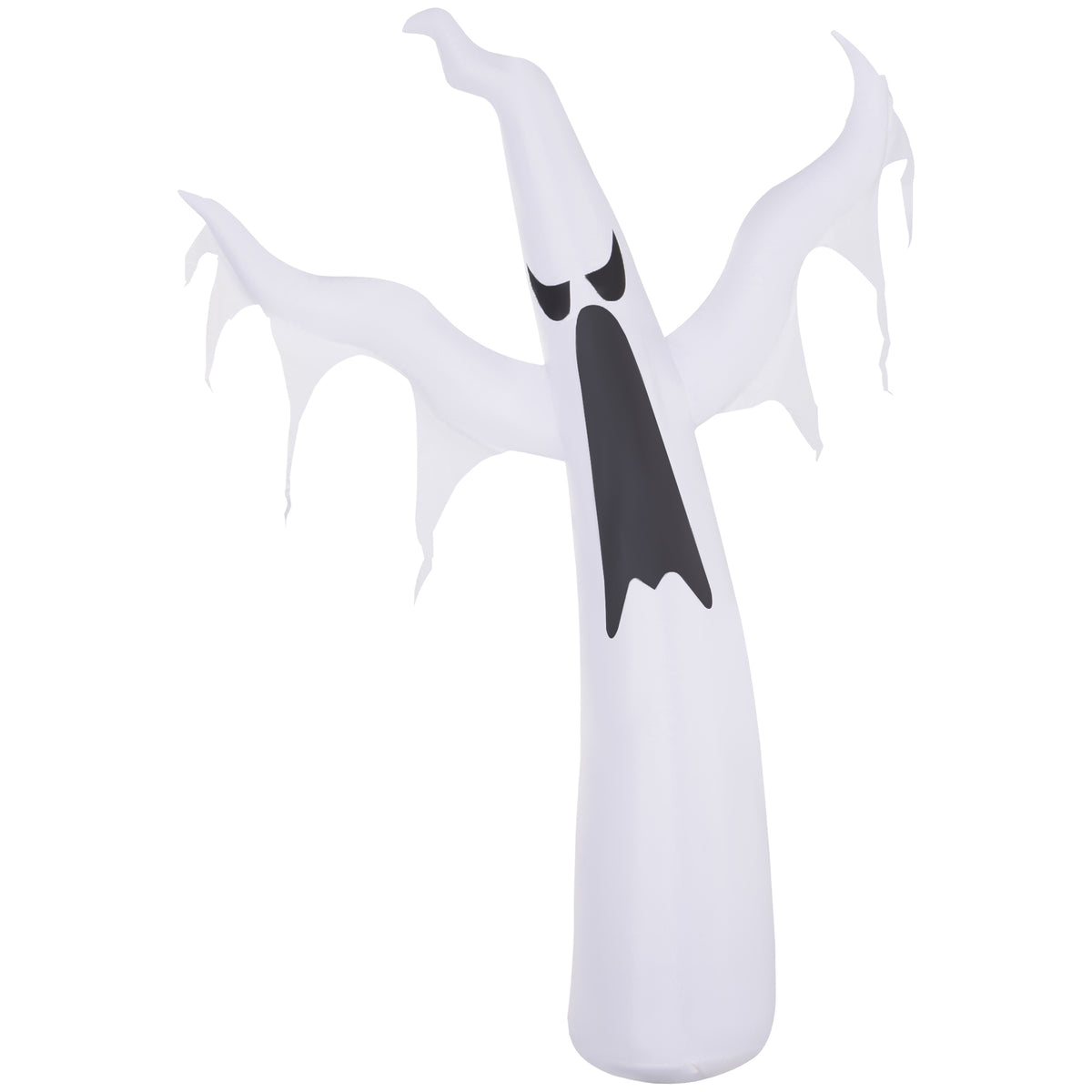 Halloween Inflatable Ghost 1.8 m Decoration with LEDs IP44 Self-Inflating Polyester White 130 x 30 x 180 cm