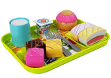 Food dessert cake set with tray (2)