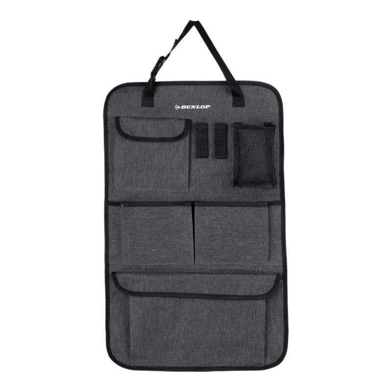 Dunlop - Car back seat organizer 65x41 cm (Grey)