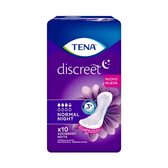 Tena Discreet Normal Night 10ct