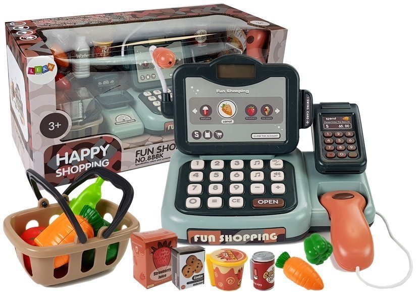 Cash register shop kit with microphone sound (7)