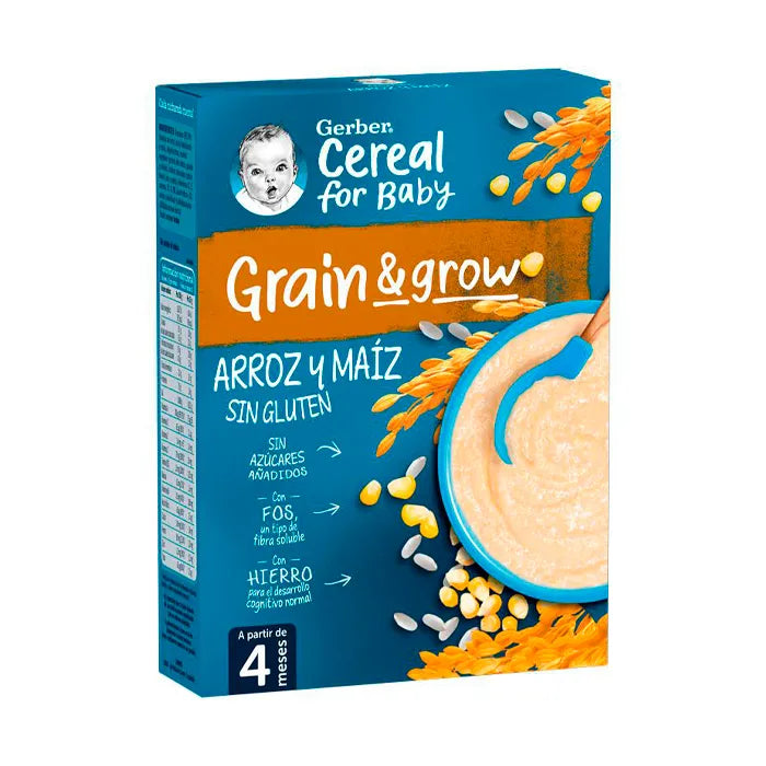 Gerber Rice and Corn Baby Cereal Gluten-Free 250g