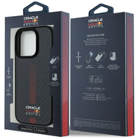 Red Bull Carbon Fiber Power Bar MagSafe Case for iPhone 16 Pro (Black) (8)