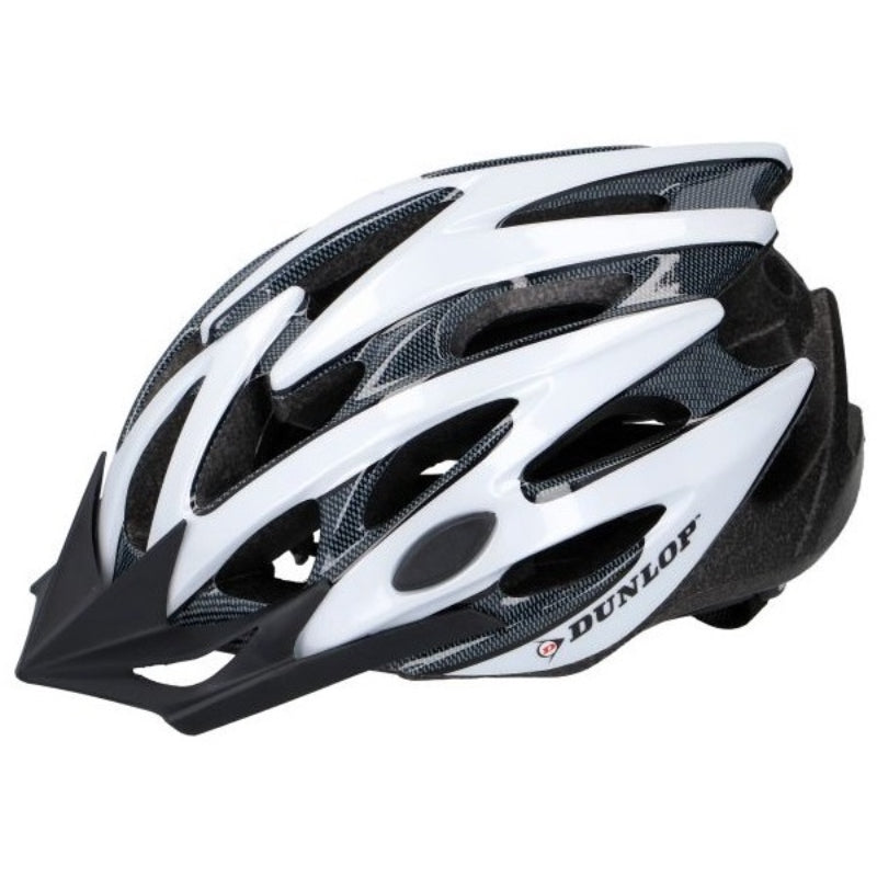 Dunlop - MTB Cycling Helmet size S (white and black)