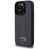 Red Bull Carbon Fiber Power Bar MagSafe Case for iPhone 16 Pro (Black) (2)