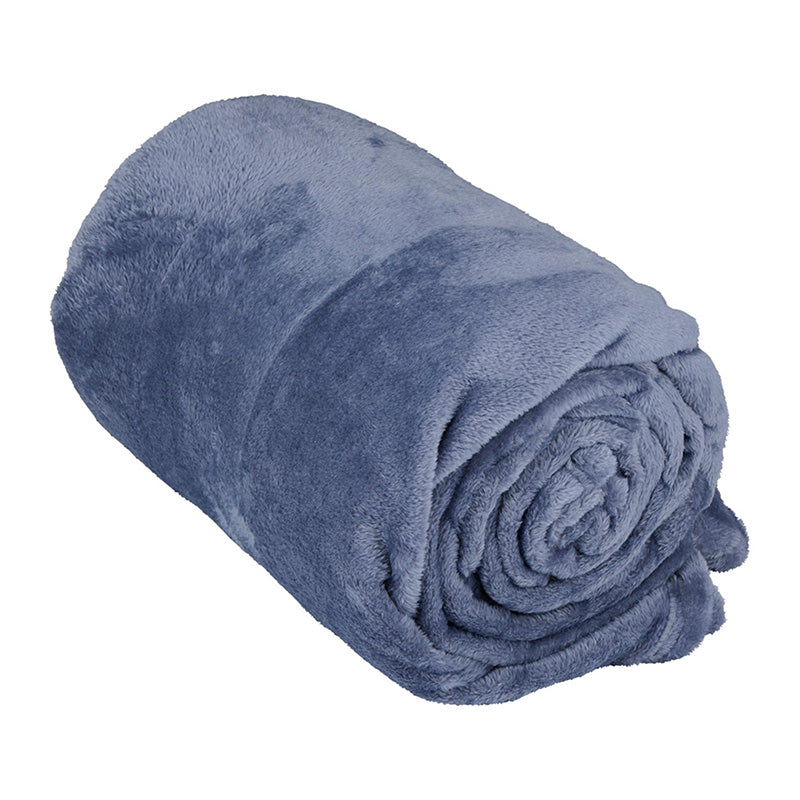 Arti Casa - Flannel blanket 200x150cm (blue) (2)