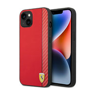 Ferrari Carbon - case for iPhone 14 Plus (red)