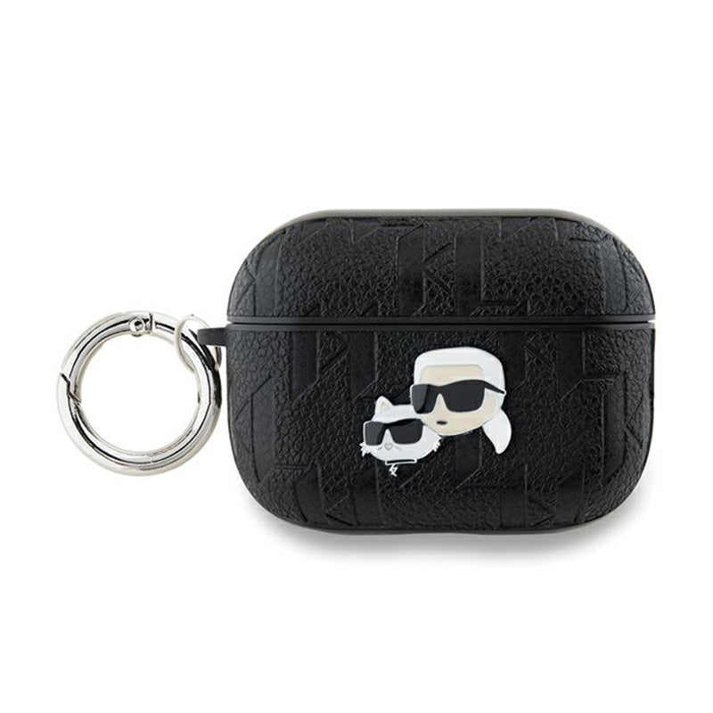 Karl Lagerfeld Monogram Karl & Choupette Head - AirPods Pro 2 case (black)