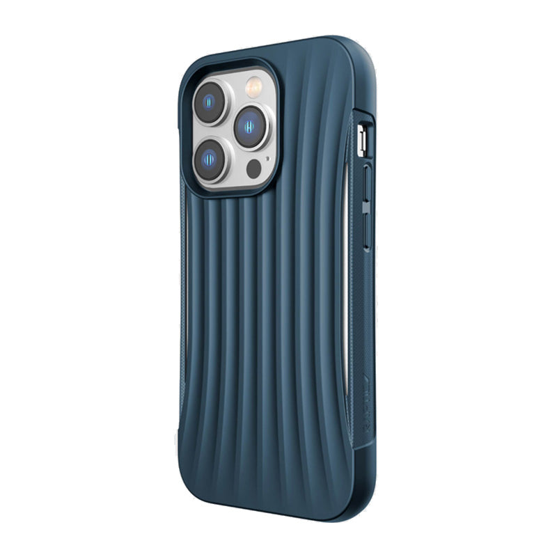 X-Doria Raptic Clutch - biodegradable case for iPhone 14 Pro (drop tested from 3 m) (blue)