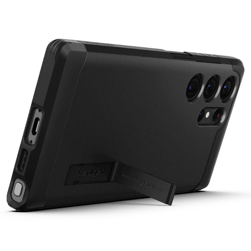 Spigen Tough Armor - Case for Samsung Galaxy S23 Ultra (black) (10)