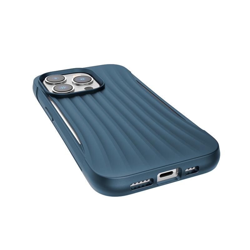 X-Doria Raptic Clutch - biodegradable case for iPhone 14 Pro (drop tested from 3 m) (blue) (2)