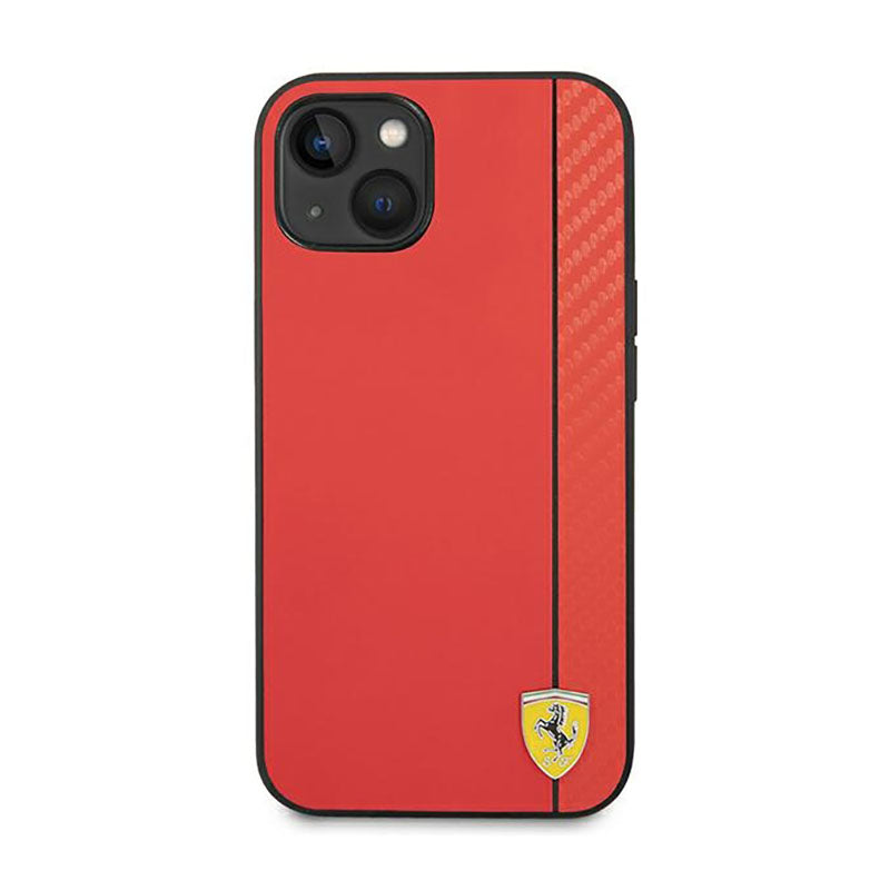 Ferrari Carbon - case for iPhone 14 Plus (red) (3)
