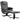 Rocking recliner with footstool, velvet-look fabric cover, swivel upholstered chair, wooden frame, grey