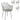Set of 4 garden chairs, UV-resistant plastic garden chairs with armrests and backrest, 56 x 51 x 84 cm, grey