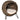 Rattan cat house with cushion, cat bed, cat cave with raised feet, brown, Ø52 x 58 cm