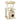 Cat tree, scratching post with toy, perch, hammock, 48 x 48 x 90 cm, cream