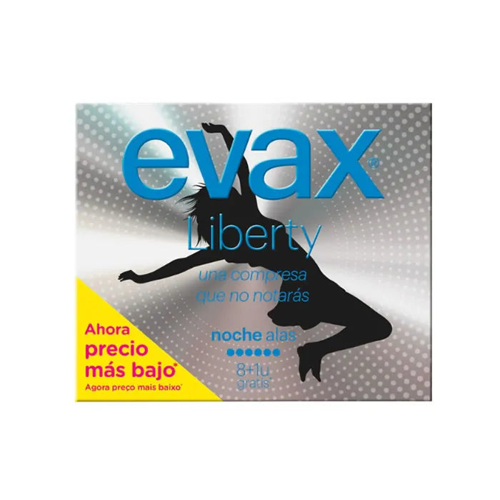 Evax Liberty Night Normal Sanitary Pads with Wings 12 Units