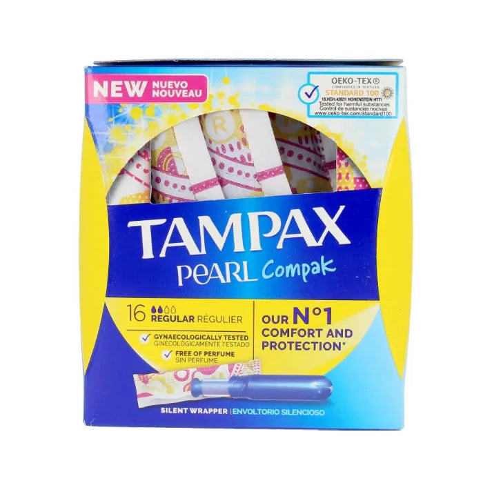 Tampax Pearl Regular Tampons 18 Count
