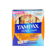Tampax Pearl Compak Super Plus Tampons 18 Count