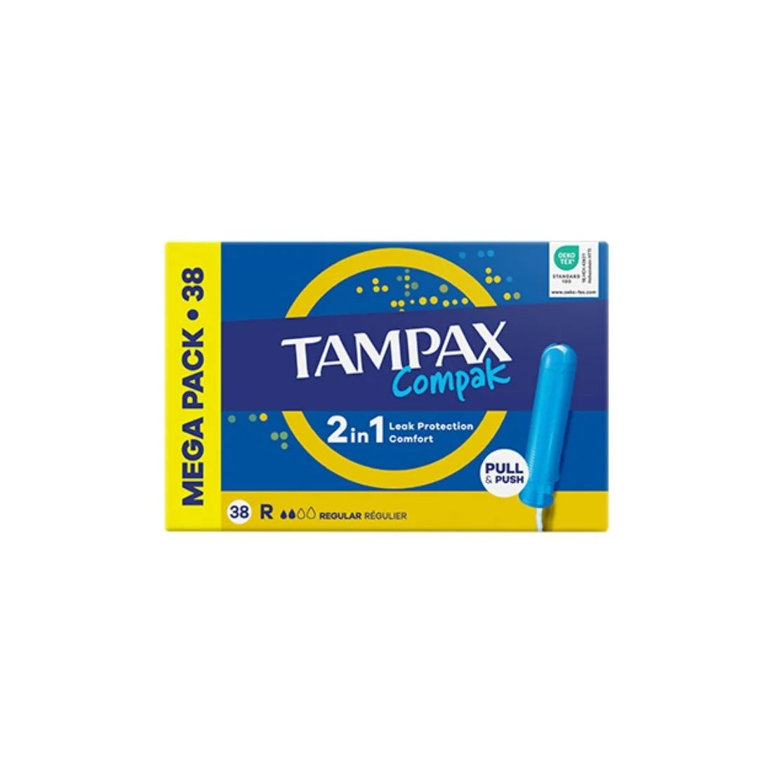 Tampax Compak Regular Tampons 38 ct