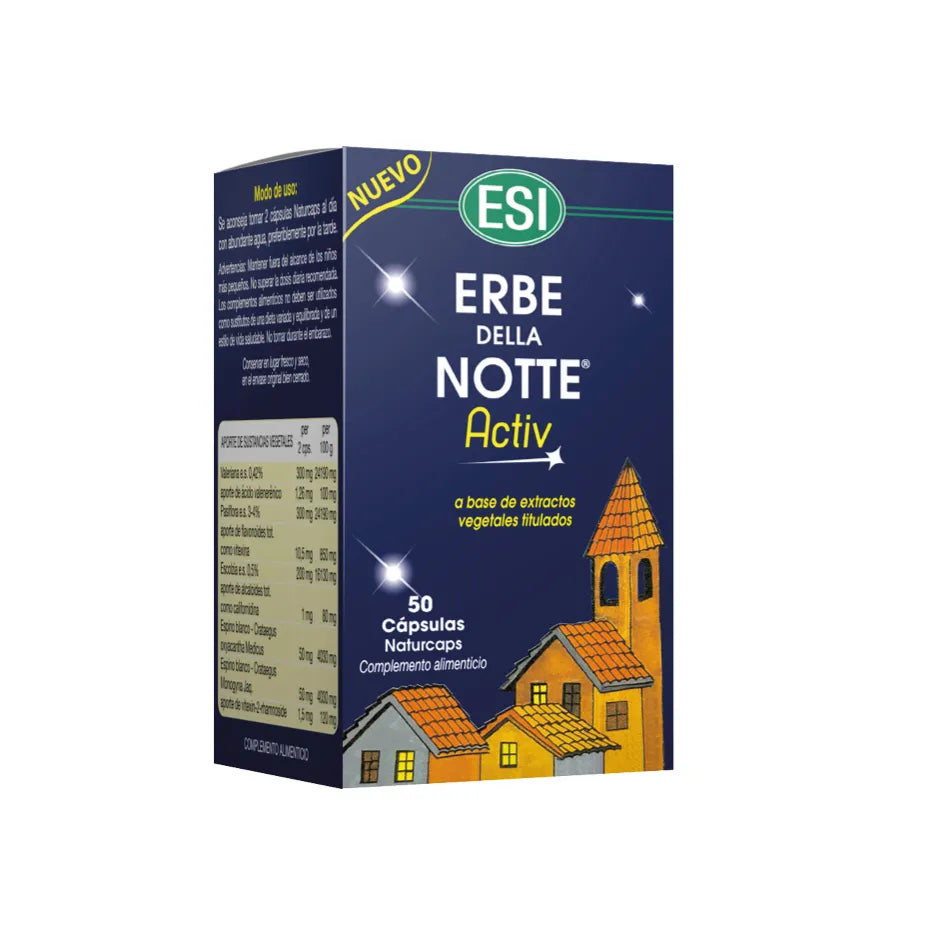 Esi Erbe Della Notte Activ 50 Natural Capsules