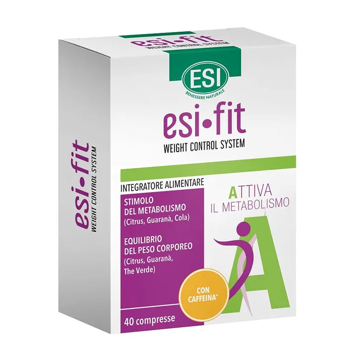 Esi Fit Metabolic Activator Food Supplement with Caffeine 40 Tablets