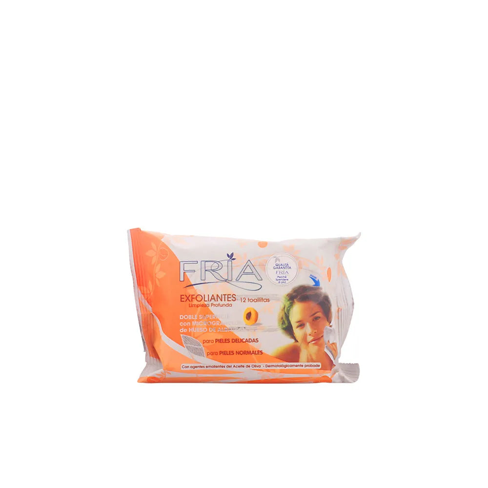 Fria Exfoliating Wipes 12 units