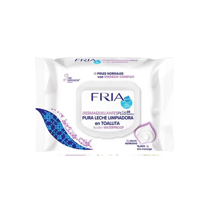 Fria Plus Makeup Remover Wipes 20 Wipes