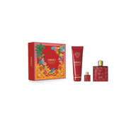 Versace Eros Flame 100ml EDP + 150ml Shower Gel + 5ml Miniature