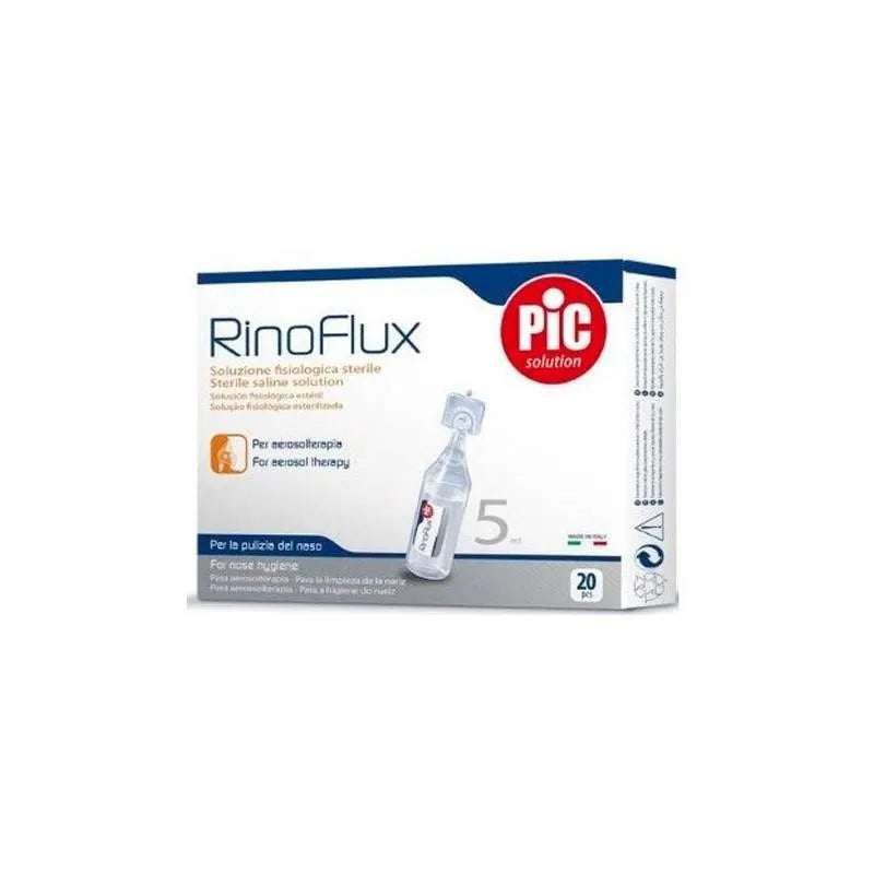 Pic Solucion Rinoflux Physiological Saline Solution Single-Dose 20x 5ml