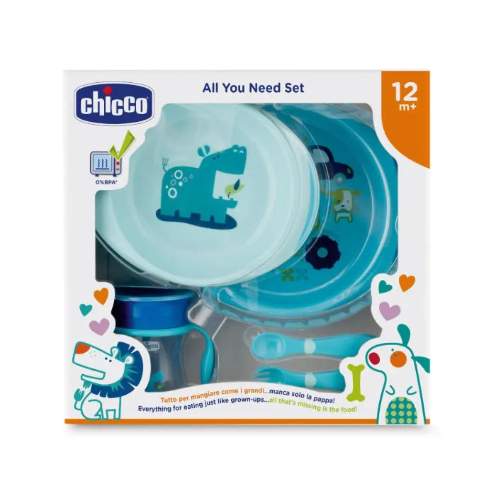 Chicco All You Need 12m+ Blue Set 5 items