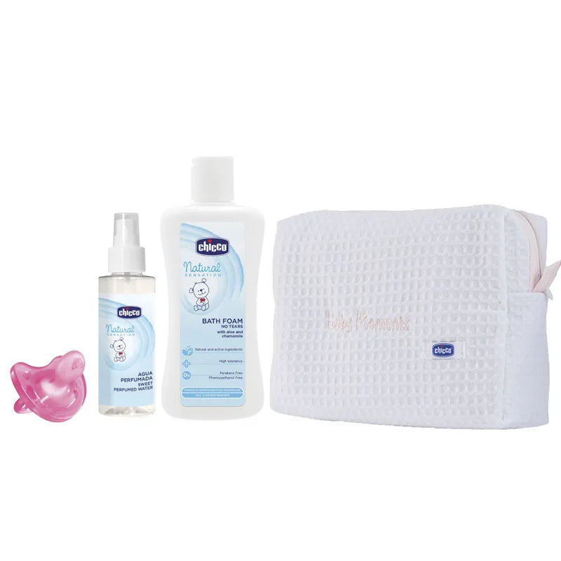 Chicco Toilet Bag Pique Pink 3-Piece Set