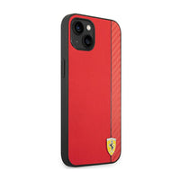 Ferrari Carbon - case for iPhone 14 Plus (red) (4)