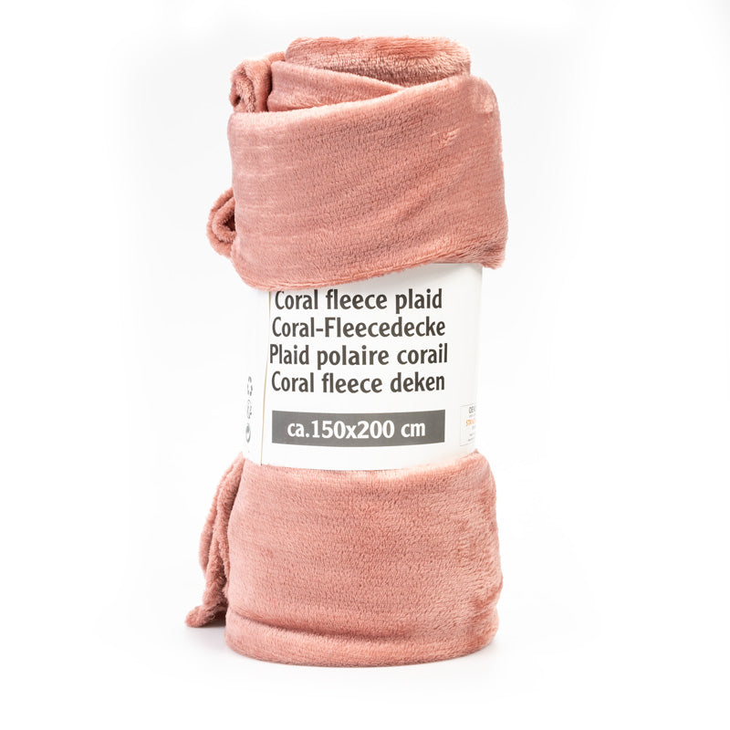 Throw 150x200 cm (pink) (pattern 01)