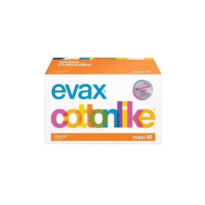 Evax Cottonlike Maxi Pantyliners 40 units