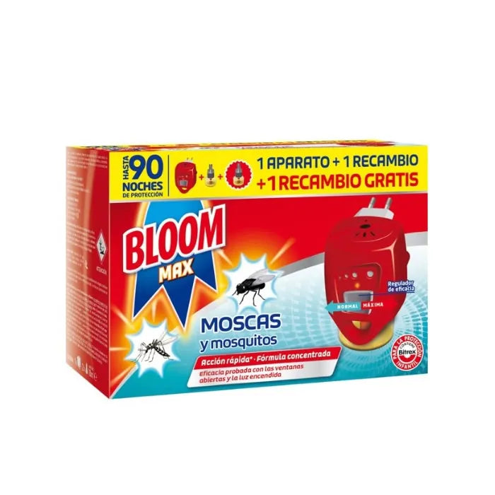Bloom Max Flies & Mosquitoes 1 Electric Device + 2 Refills