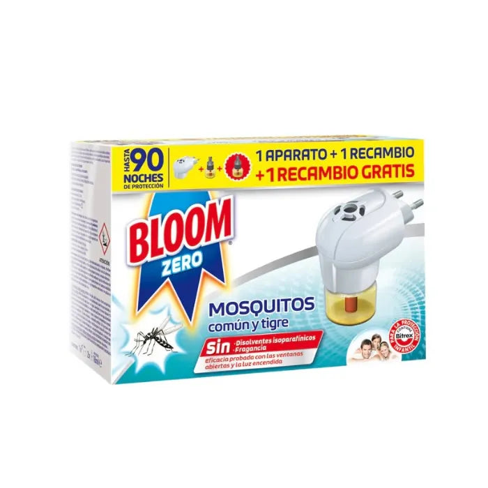 Bloom Zero Mosquitoes 1 Electric Device + 2 Refills