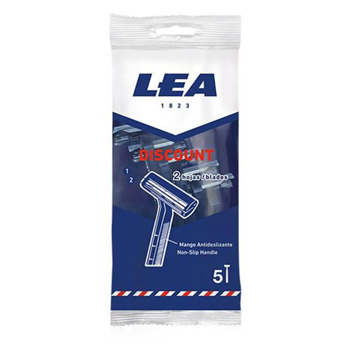 Lea Discount 2-Blade Disposable Razors 5-Pack